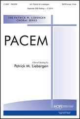 Pacem SATB choral sheet music cover